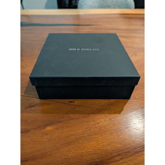 Jason Of Beverly Hills Black Luxury Jewelry Box w outer gift Box - Picture 6 of 8